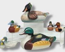 Vintage Ceramic Taiwanese Duck Figurines
