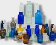 35 Piece Antique Multicolored Bottle Lot
