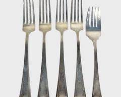 5 Sterling Silver Forks 219 Grams
