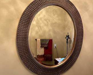 . . . oval mirror