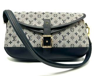 Louis Vuitton Navy Blue Monogram Marjorie Shoulder Bag; Pre-Owned