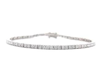 NEW! Classic 3.91 Carat Diamond Tennis Bracelet