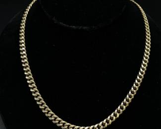 Cuban Link Solid Yellow Gold 24" Chain - 28.7 Grams