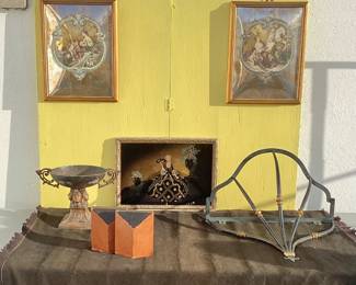 Pair Bubble Glass Prints , Decorative Objects