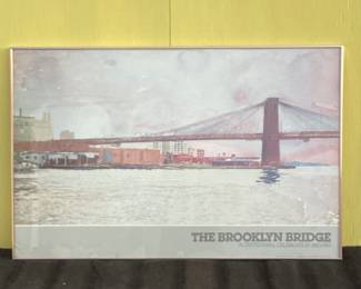 Vintage Brooklyn Bridge Print