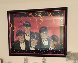 Robin Morris Litho "Cast Party"