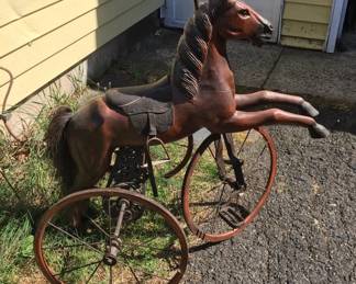Repro Horse Tricycle asking 50