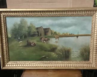 Cow Painting ( some repairs)