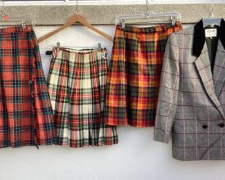 Plaid Skirts, Blazers and lots more !