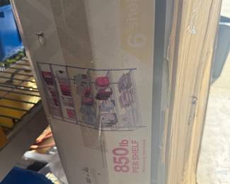 New in box shelving
