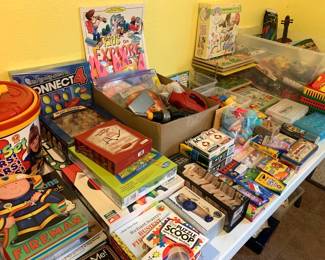 LOTS of toys, etc.