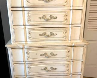 French Provincial high chest