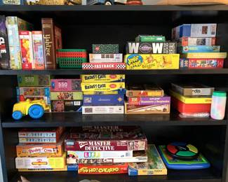 Just some of the puzzles and games in this estate