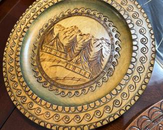 carved plates Poland