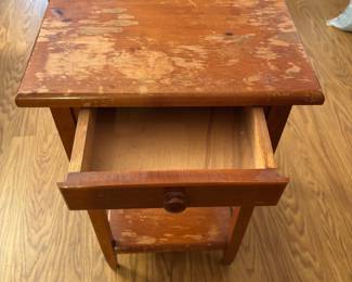 Wood Side Table 15” x 15” x 26.25”t
$ 30.00