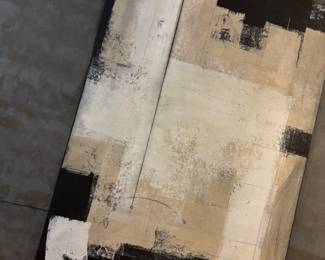 Large black and grey abstract $250.00