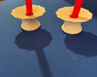 Lenox Harvest & holiday pieces: Centerpiece $20, Server $18, Hostess Tray $35, pair candle holders $ 15, butter $ 15, candy $18