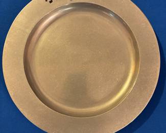 (8) Pewter 10.5” Plate $12 each