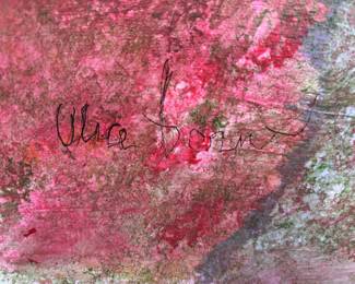 Chappel Roan fan? 
“Pink Pony” by Alice Corn, Pensacola artist.
61”w 48.5”t or 5’x 4’ Large piece $600.00