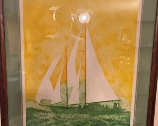 Schooner by Stephen Lublin 2/125 signed 
$ 150.00