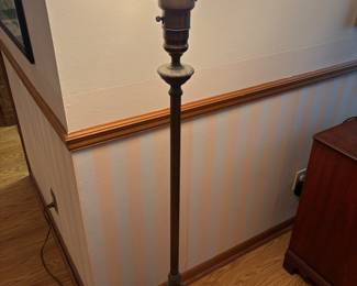 Metal base floor lamp 57.5” t.      $ 150.00