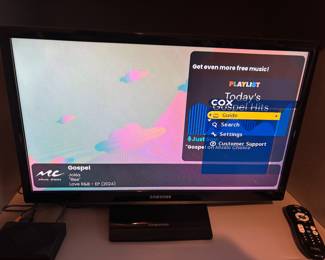 Samsung TV 24”.  $40.00
