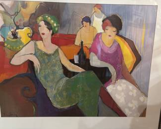 In the Lounge by Itzchak Tarly
Signed plates.    $800.00