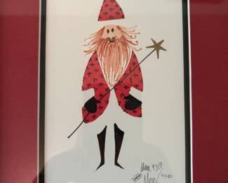 Kris Kringle 930/940 P Buckley Moss. 8.75”w 12.25”t  $50.00