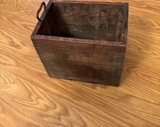 Primitive Box with handles. 10.25”w 7.25”d 10”t.           