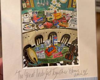 The Great Irish Get Together by Simone Walsh signed & # 6”x 8”
$30.00
