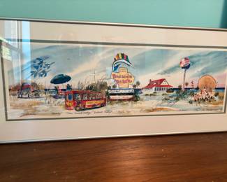 Pensacola by Nina Fritz 2001 
34.25”w. 14.5”t.         