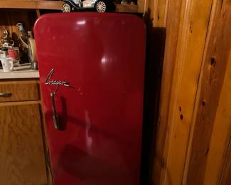 coldspot red refridgerator