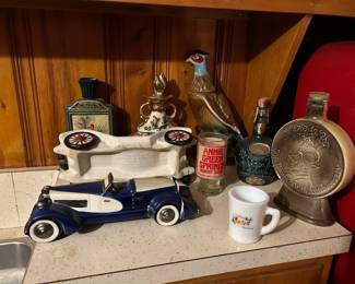 Jim Beam vintage bottles classic cars, specific states or other unique bottles of all types