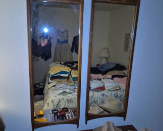 Vintage Cowboy hats and MCM mirrors