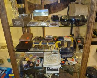 Vintage money Clips Zippo rulers and lighter