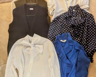 Memo to the Corp Core Crowd:  about 2 dozen bow tie and ruffle tops for your office looks