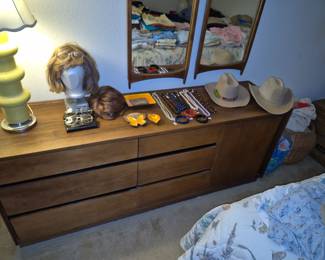 Vintage Cowboy hats and MCM furniture 