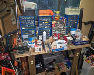 Lots of garage hardware