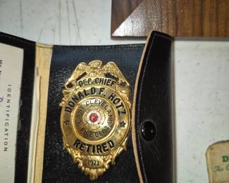 Vintage Fire Chiefs Badge
