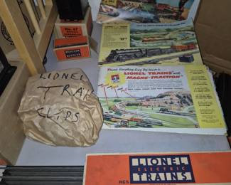 Lionel Trains and catalogs 