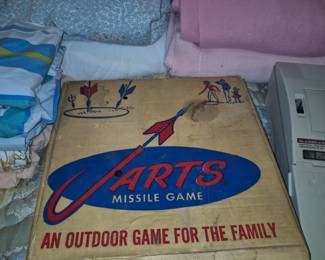 Vintage Jarts Missile game