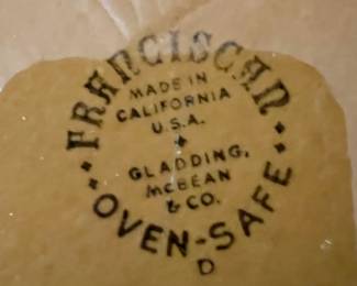 Another set of Franciscan dishware, also made in the United States.  This pattern is Wheat.
