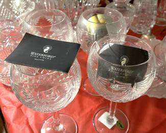 Here is a closer view of the Waterford crystal available in the sale.