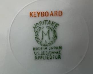 There is also a set of Noritake china, as is evidenced by this photo.