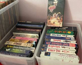 VHS tapes