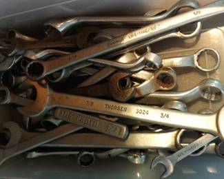 Large selection of handtools, wrenches, ratchets etc.