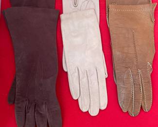 Vintage gloves.  