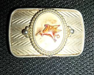Vintage Mobil Oil Belt Buckle