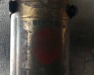 Antique wall mount fire extinguisher