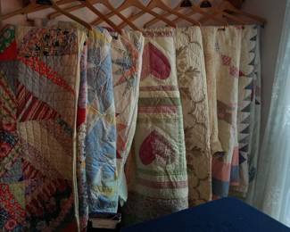 Misc Quilts. Some need repair/cleaning